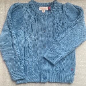 Pink Chicken cardigan in blue girls 5